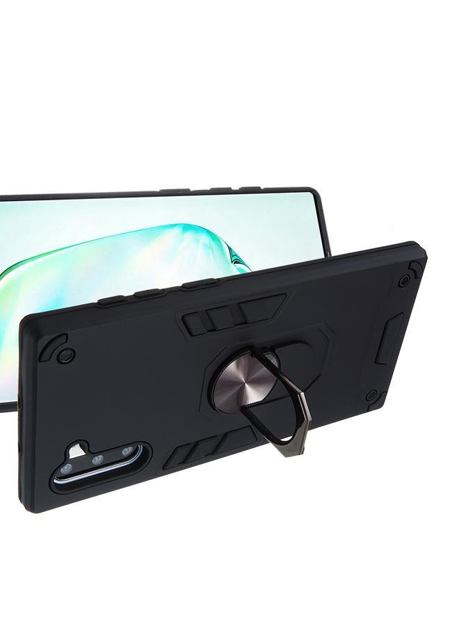 S-TOP Case For Samsung Galaxy Note 10 / Note 10 5G 2 in 1 Armour Series PC + TPU Protective Case with Ring Holder - Image 4