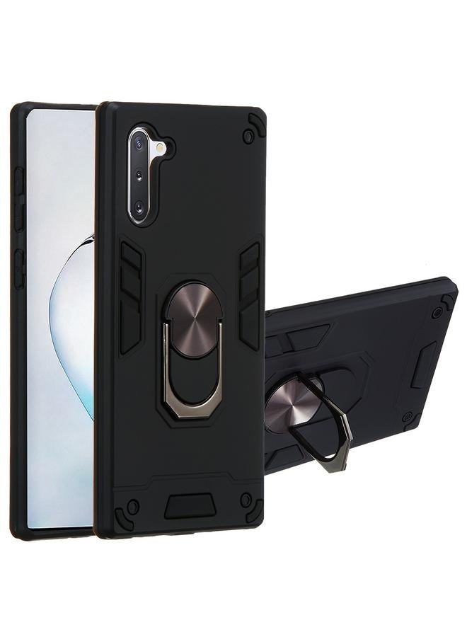 S-TOP Case For Samsung Galaxy Note 10 / Note 10 5G 2 in 1 Armour Series PC + TPU Protective Case with Ring Holder - Image 1