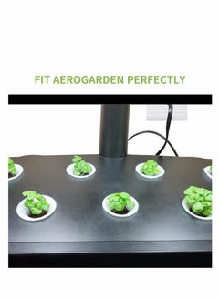 KASTWAVE Grow Baskets for Hydroponic Growing System, Seed Pod Basket Made of Durable Plastic, Plant Growing Containers for Hydroponics, Lightweight Economy Plant Baskets 50Pcs  - Image 2