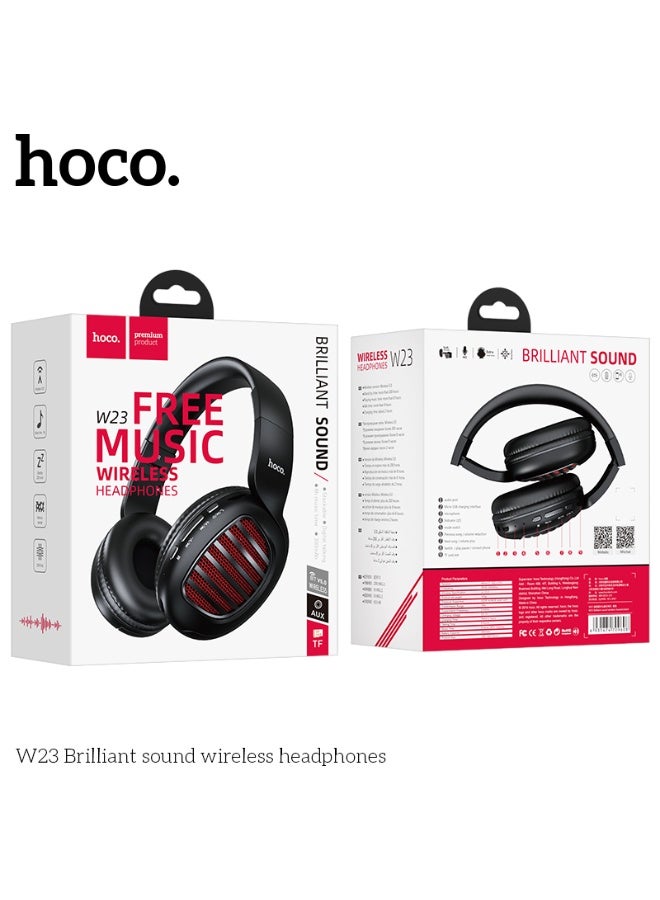 hoco. W23 Brilliant sound wireless headphones  - Image 4