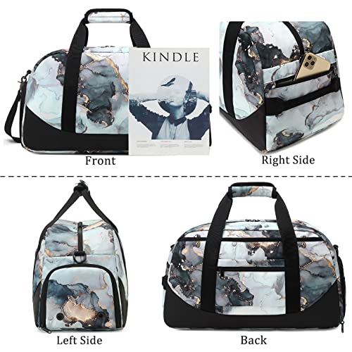 JIANYA Kids Overnight Duffle Bag Girls Boys Sport Gym Bag with Shoe Compartment & Wet Pocket, Carry On Weekender Travel Bag for Kid Girl Boy - Image 5