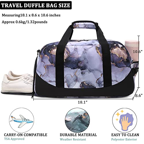 JIANYA Kids Overnight Duffle Bag Girls Boys Sport Gym Bag with Shoe Compartment & Wet Pocket, Carry On Weekender Travel Bag for Kid Girl Boy - Image 3