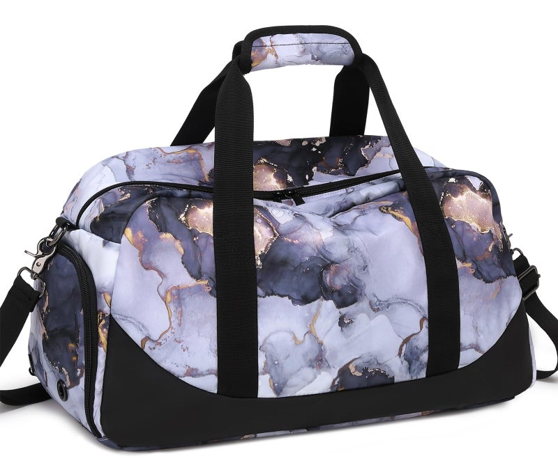 JIANYA Kids Overnight Duffle Bag Girls Boys Sport Gym Bag with Shoe Compartment & Wet Pocket, Carry On Weekender Travel Bag for Kid Girl Boy - Image 1