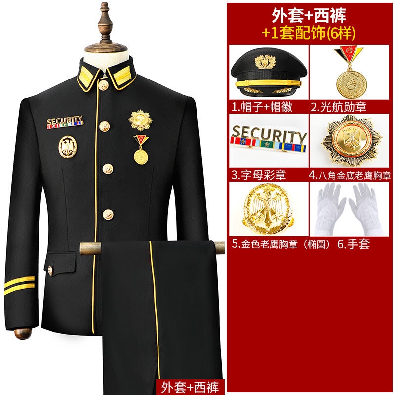 New Style Security Work Clothes Men'S Suit Order Clothing Sales Office Image Post Concierge Suit Suit Security Suit - Image 1