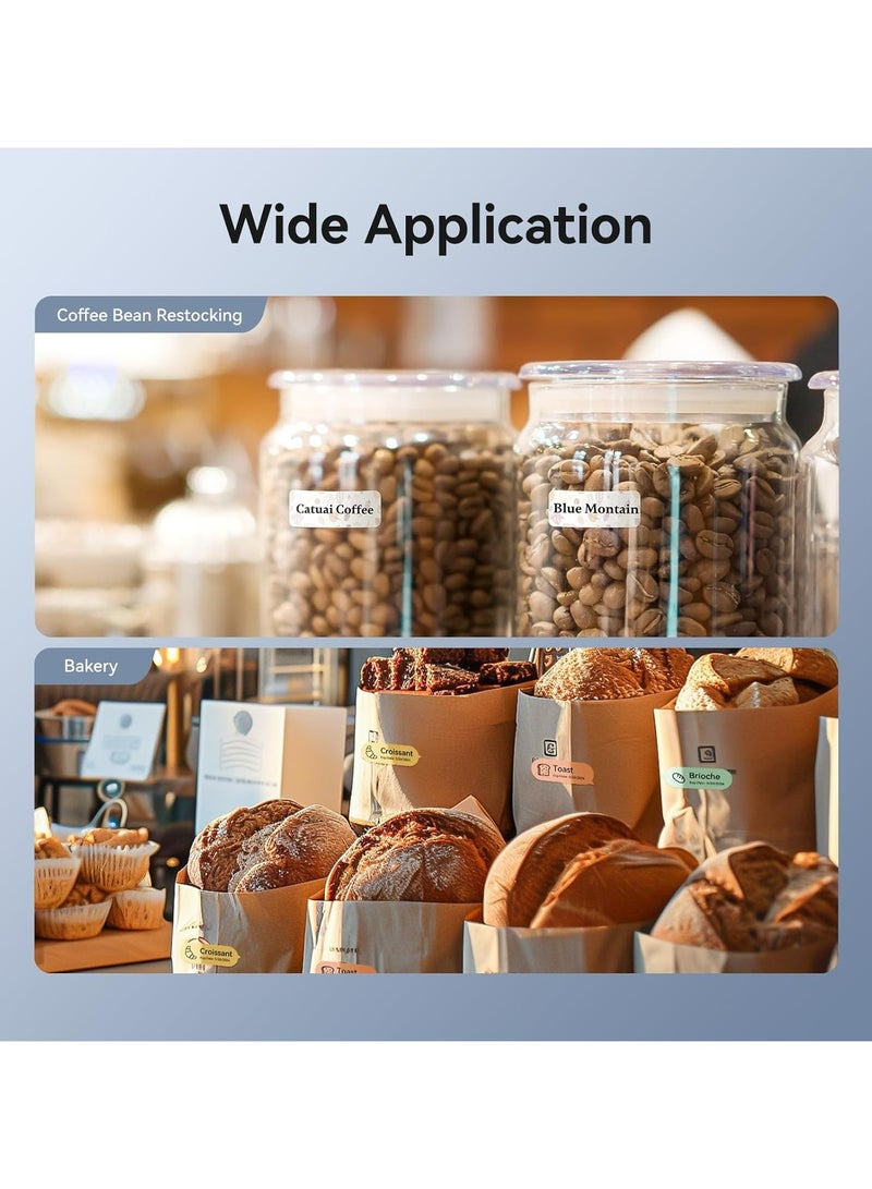 NIIMBOT D11_H Upgraded Portable Thermal Label Printing Machine with 1 Roll Tape - High Resolution 300dpi Printing up to 100mm Long - Image 3