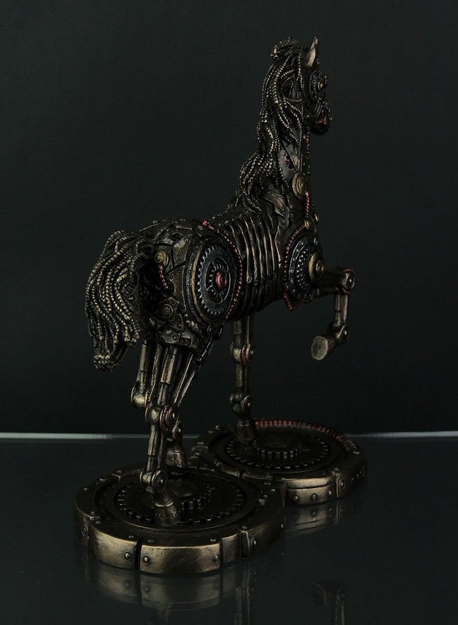 Veronese Design Steampunk Gear Mechanical Gaited Horse Figurine Statue 9 H - Image 3