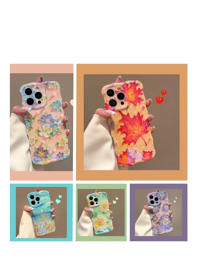 Beauenty The new twisted edge magnetic flower is suitable for iPhone16 series mobile phone case. - Image 1