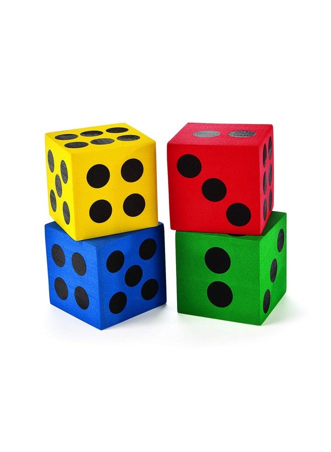 Fun Express نرد فوم عملاق ملون متنوع، ألعاب داخلية/خارجية، مستلزمات الفصول الدراسية (12) - Image 2