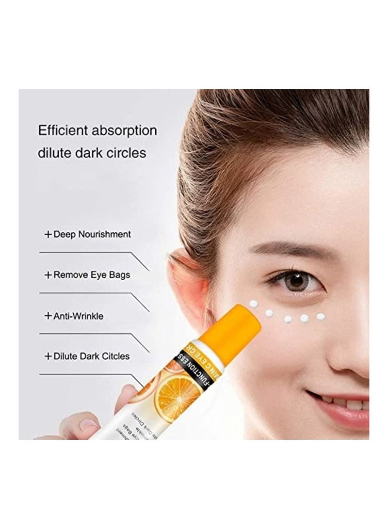 Disaar Disaar Beauty Eye Care Eye Bags Removal Anti Aging Anti Wrinkle Vitamin C Eye Cream for Dark Circles - Image 4