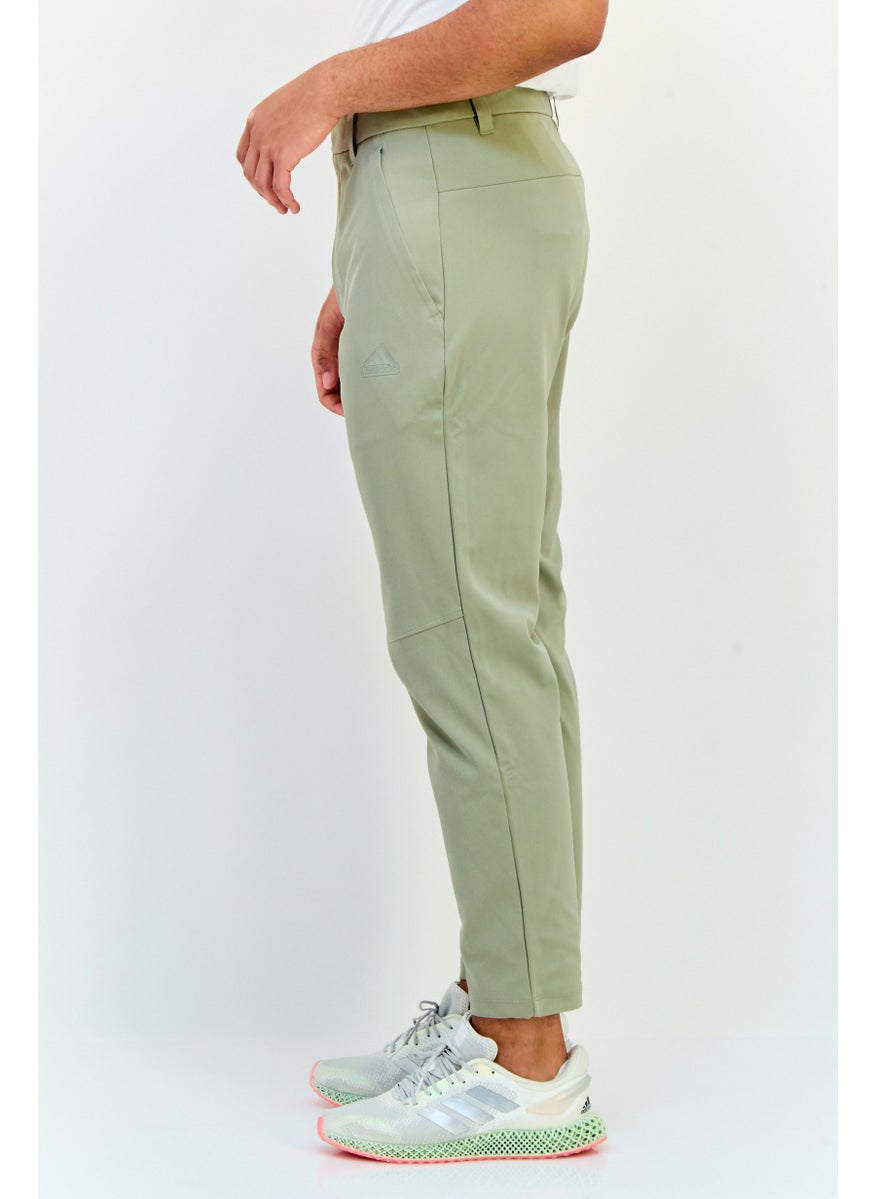 Adidas Men Sportswear Fit Solid Outdoor Track Pants, Sage  - Image 4