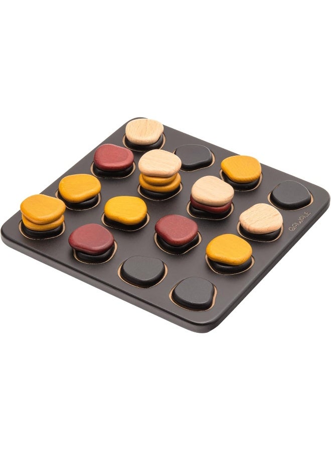 Gigamic Qawale Mini: Logic Game - 2 Players, Age 8+, 1 Game Board, 8 Pebbles - Image 4