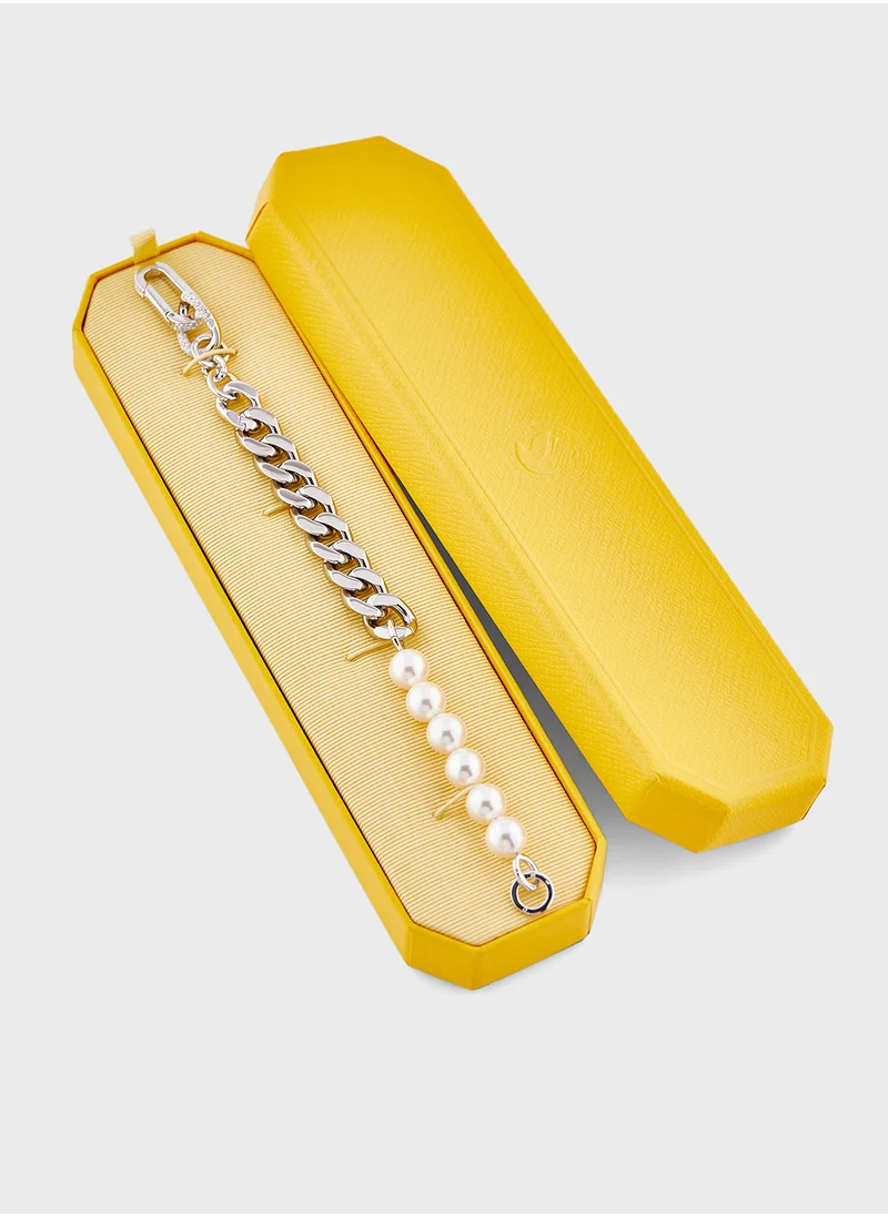 سواروفسكي Dextera Pearl Detail Bracelet
