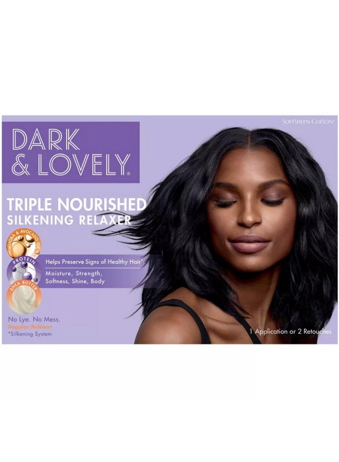 سوفت شين-كارسون دارك آند لافلي، بلسم حريري مغذي ثلاثيًا بدون غسول مع زبدة الشيا، عادي - Image 1