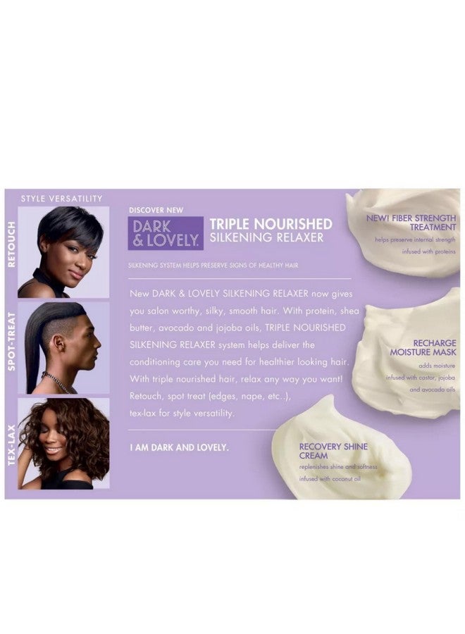 سوفت شين-كارسون دارك آند لافلي، بلسم حريري مغذي ثلاثيًا بدون غسول مع زبدة الشيا، عادي - Image 3