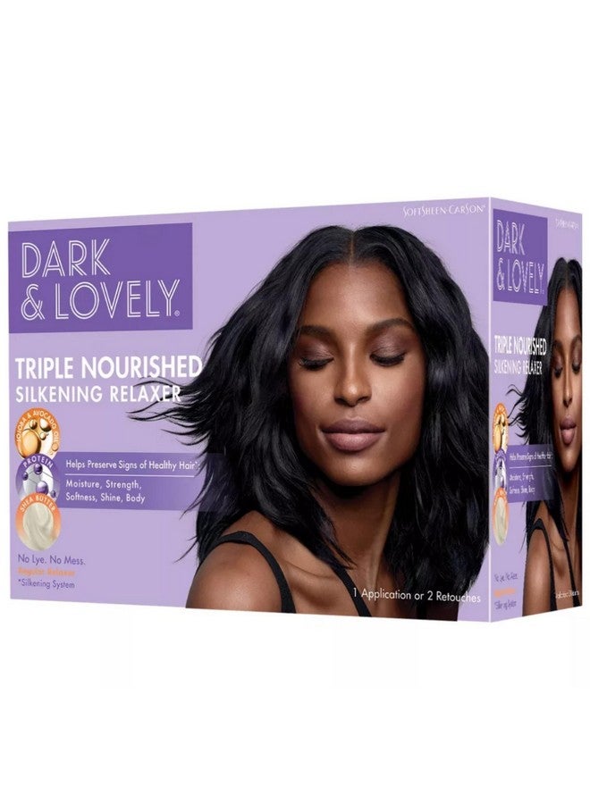 سوفت شين-كارسون دارك آند لافلي، بلسم حريري مغذي ثلاثيًا بدون غسول مع زبدة الشيا، عادي - Image 2