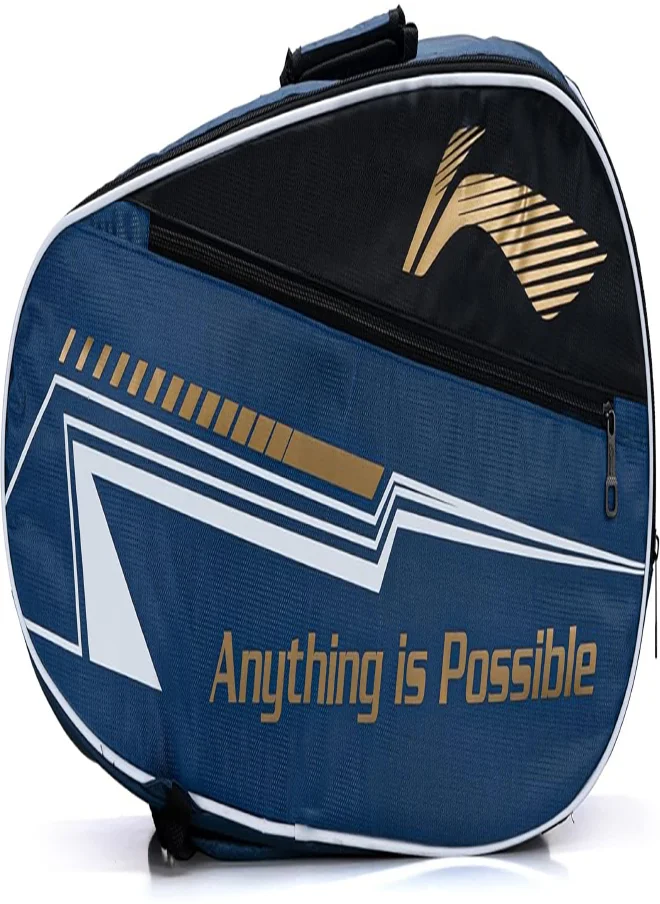لي-نينج Li-Ning PaceCraft Double Zipper Polyester Badminton Kit Bag (Navy)