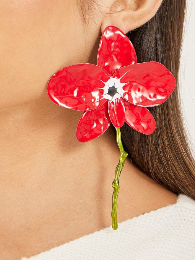 Styli Styli Flower Dangle Earrings  - Image 2