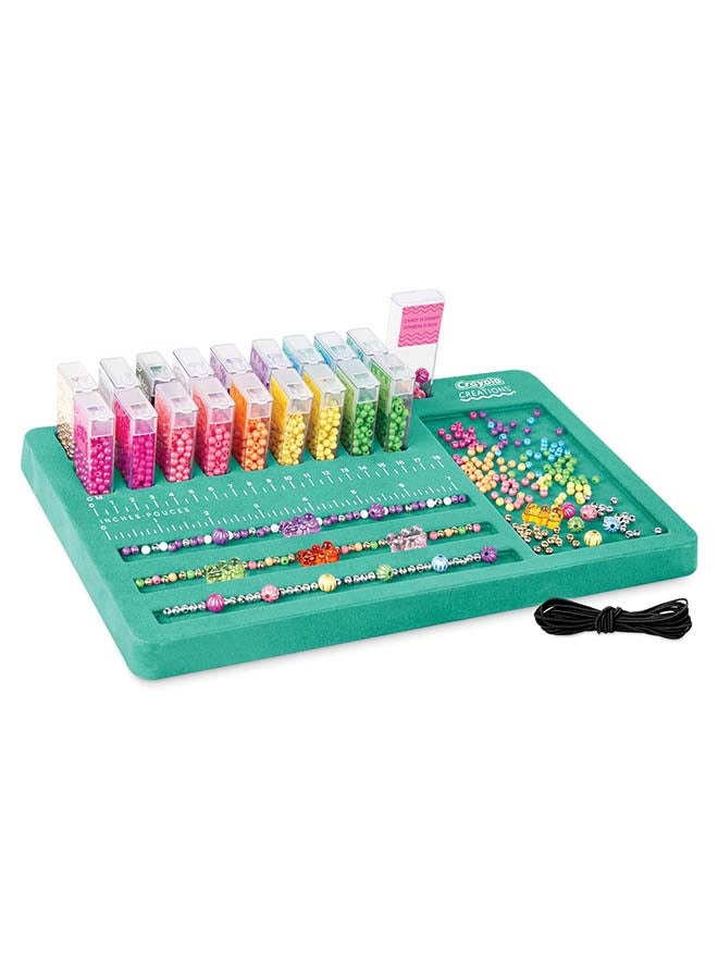 Crayola Creations Bead Laboratory Set – 2500-Piece Jewelry Making Kit for Girls | DIY Bracelet & Necklace Craft Set, Creative Gift for Kids Ages 8+ - Image 4