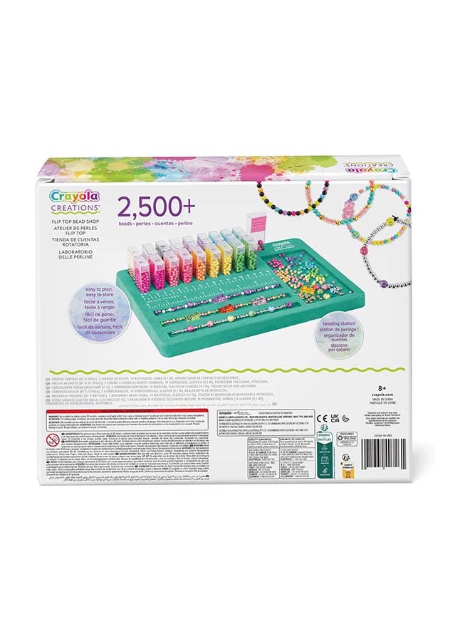 Crayola Creations Bead Laboratory Set – 2500-Piece Jewelry Making Kit for Girls | DIY Bracelet & Necklace Craft Set, Creative Gift for Kids Ages 8+ - Image 2