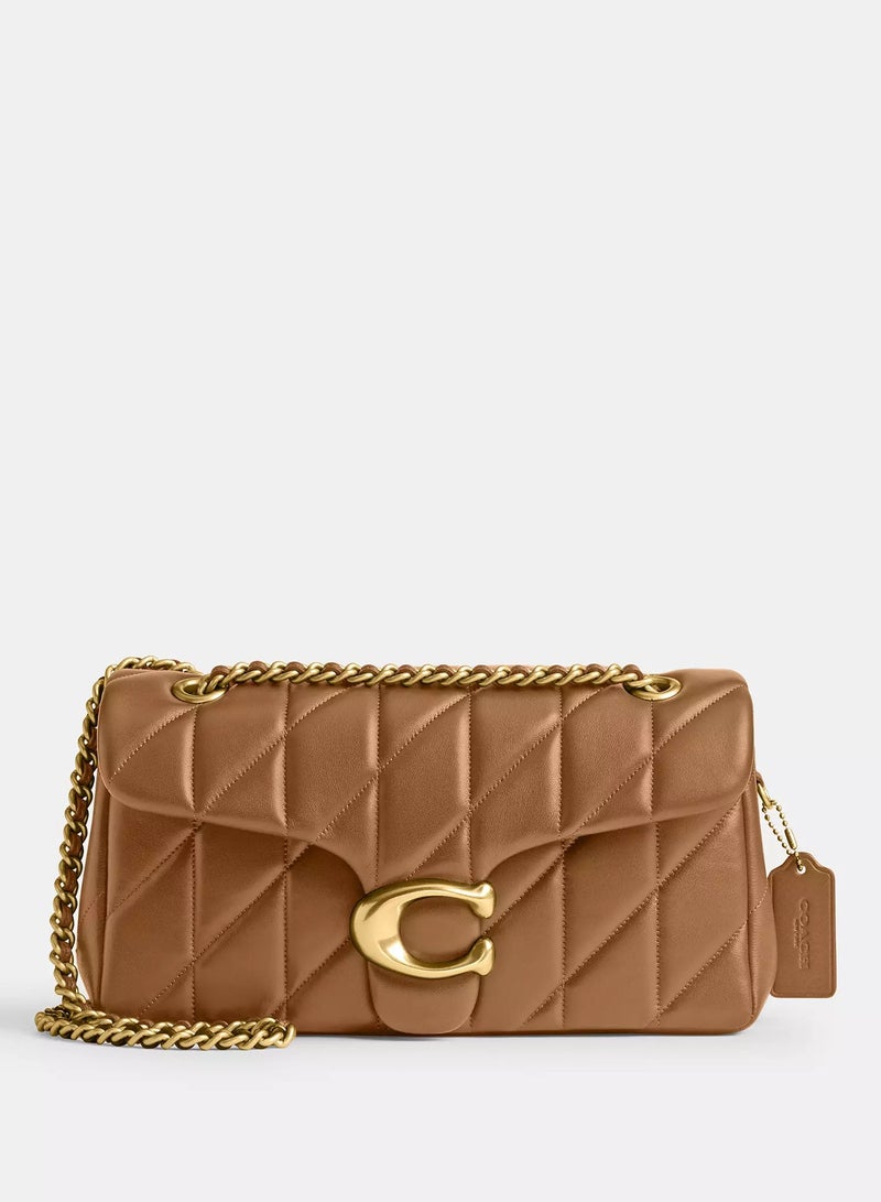 coachoutlet Coach Tabby Shoulder Bag 26 With Pillow Quilting, Women's Shoulder Bag, Women's Tote Bag, Women's Hand Bag,Women's Cross Body Bag, Women's Wallet, Women's Travel Bag, Light-Brown-26cm - Image 1