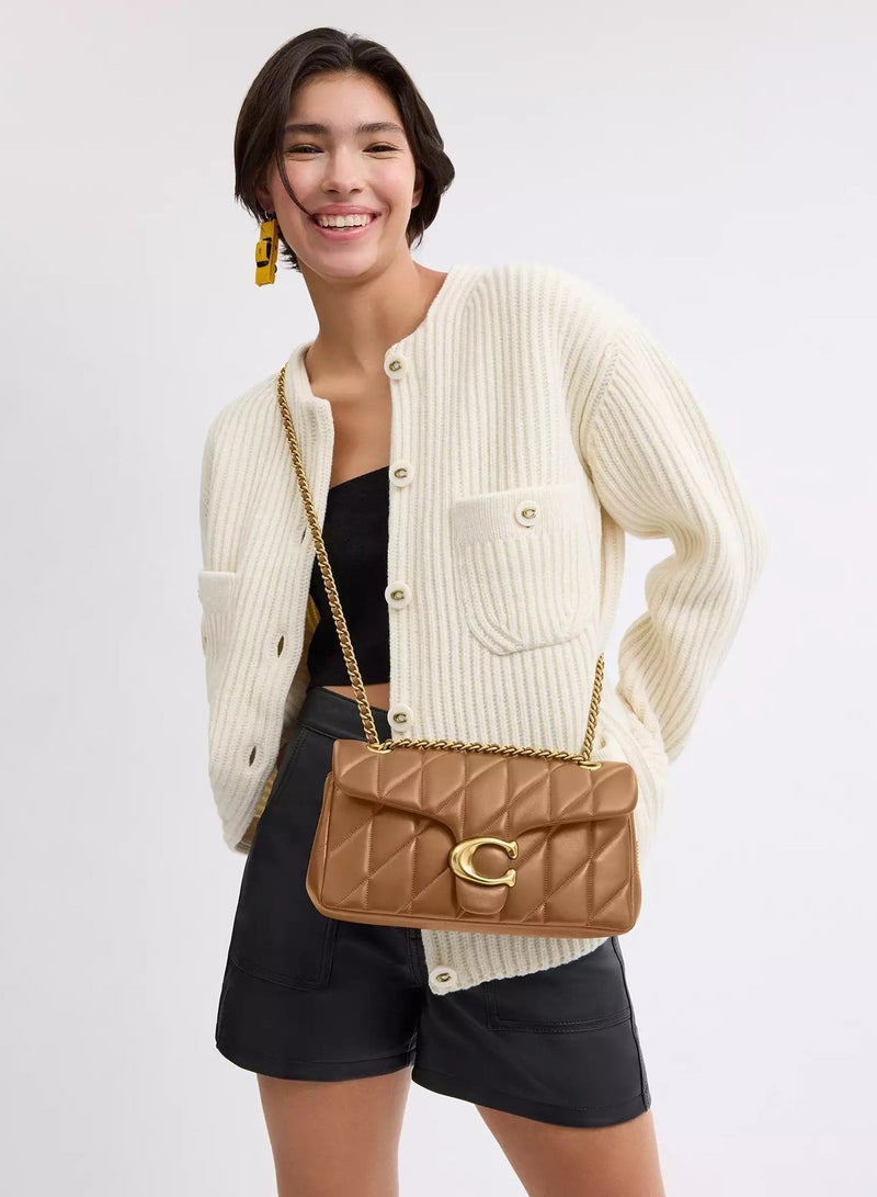 coachoutlet Coach Tabby Shoulder Bag 26 With Pillow Quilting, Women's Shoulder Bag, Women's Tote Bag, Women's Hand Bag,Women's Cross Body Bag, Women's Wallet, Women's Travel Bag, Light-Brown-26cm - Image 2