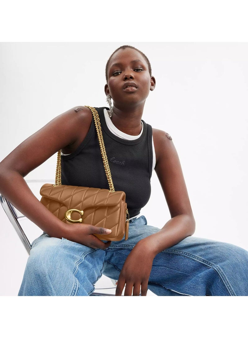 coachoutlet Coach Tabby Shoulder Bag 26 With Pillow Quilting, Women's Shoulder Bag, Women's Tote Bag, Women's Hand Bag,Women's Cross Body Bag, Women's Wallet, Women's Travel Bag, Light-Brown-26cm - Image 4