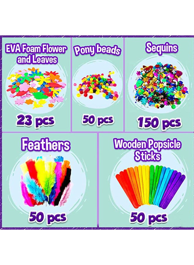 Spot Children's Handmade Educational Toys Material Package Creative DIY Toy Set 1000PCs-Color:Multiple Colors - Image 5