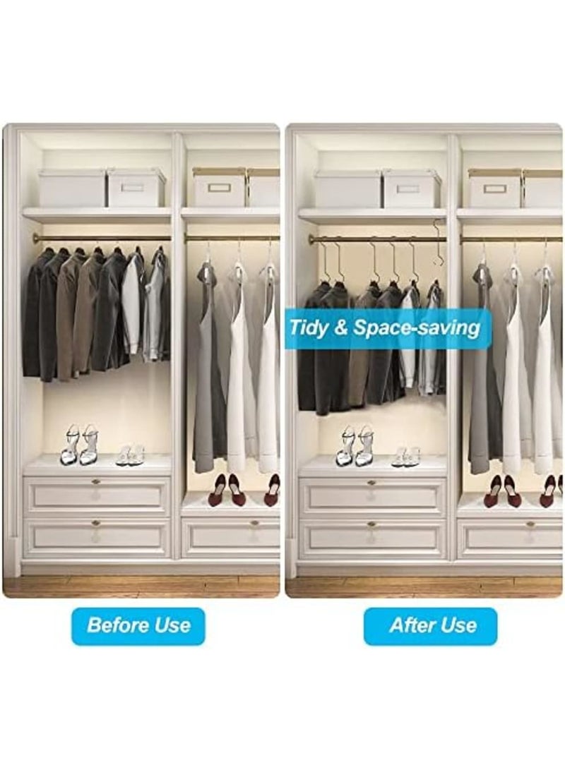 SYOSI Heavy Duty S Hooks, for Hanging Long S Hooks Rustproof Tree Branch Hook for Kitchenware, Plants,Clothing Store, Garden S Hook,Hotels,Hovel and workshops,Stainless Steel(5-Pack Black) - Image 4