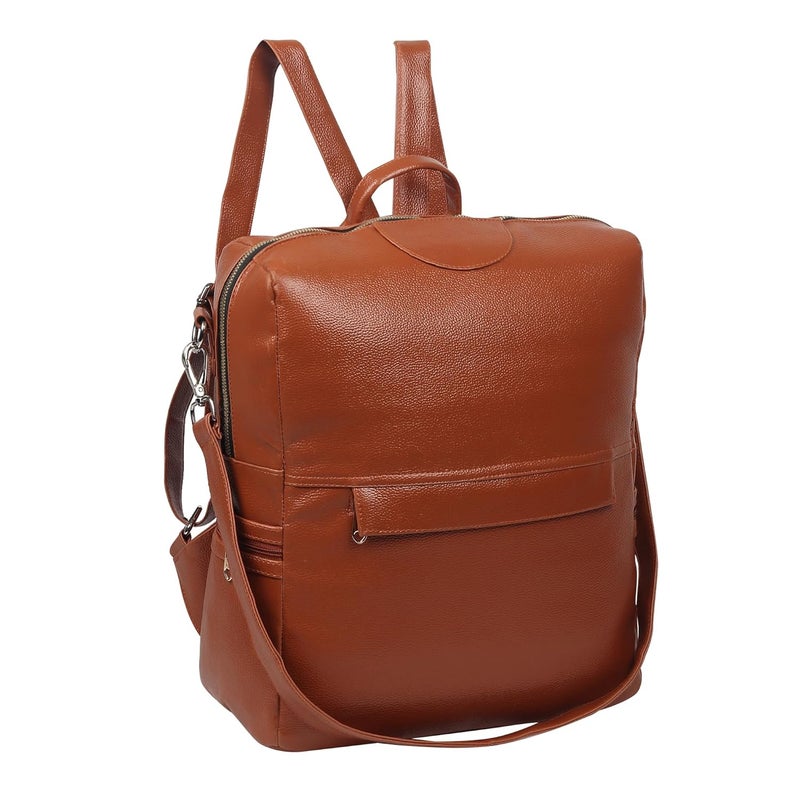 Santic حقائب ظهر للنساء/الرجال أنيقة وعصرية وعادية حقائب ظهر للكلية، حقيبة مصممة للمدرسة/الكلية/النزهة للفتيات والنساء - Image 1