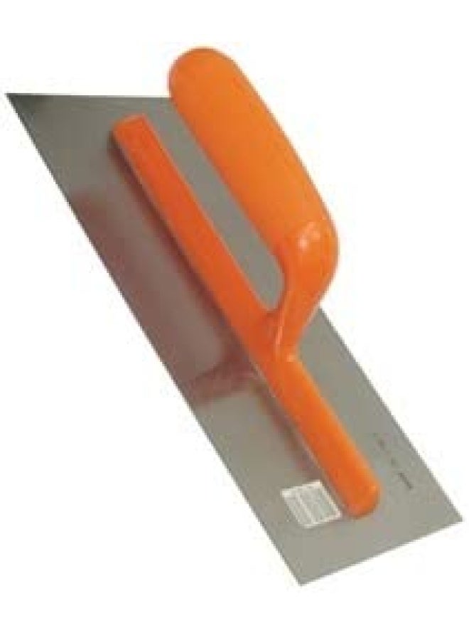 ROBUSTLINE Steel Plastering Trowel Grout Float Stainless Steel Tiling Square Corner Flooring Professional For Plastering For Bricklayer Type C - Square Teeth - Image 5