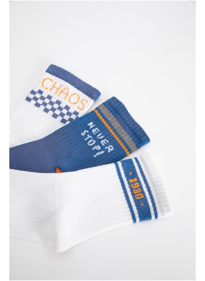 DeFacto - Boy High Cut Socks - 3 Pack - Image 1