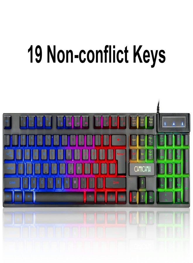 CHONCHOW Gaming keyboard and mouse combo (Black,air from USA) - Image 4