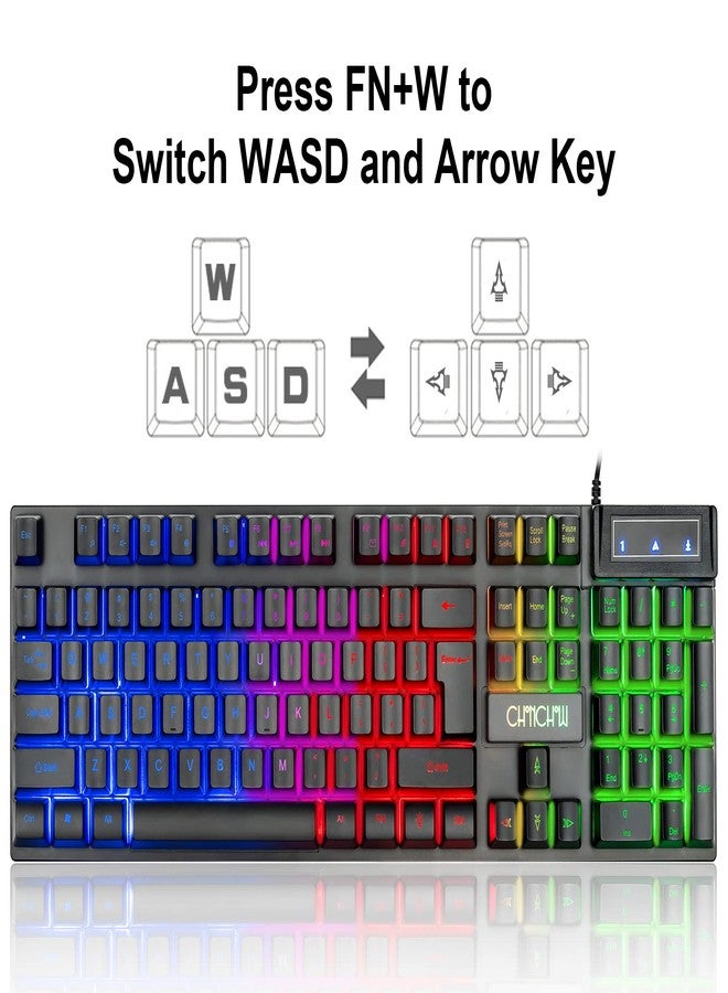 CHONCHOW Gaming keyboard and mouse combo (Black,air from USA) - Image 5