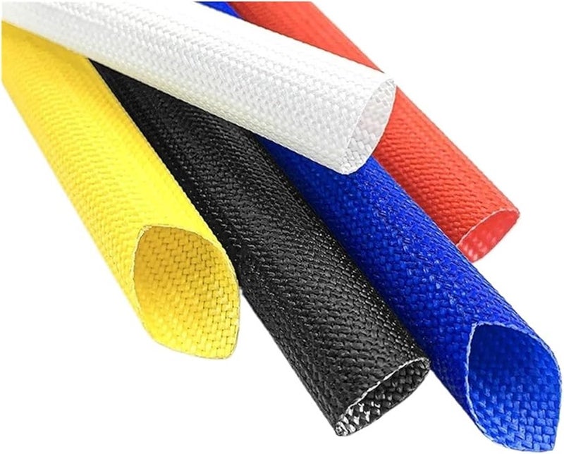 Insulated Cable Protection Tube 5M 12MM 200Deg Yellow Sleeve Pipe Fittings - Image 1