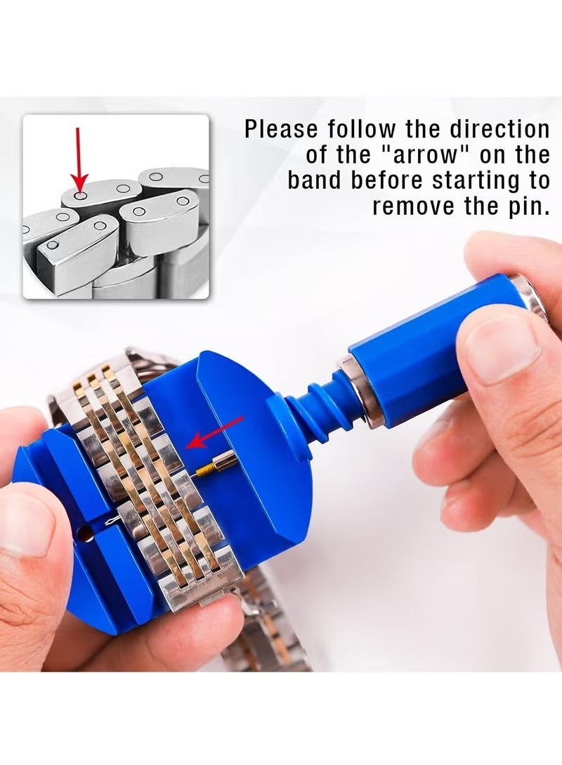 Watch Pin Pusher Tool, Watch Band Link Pin Remover Tool Kit for Watch Repair - Image 3