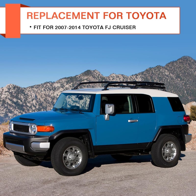 ACLONG Door Window Moulding Trim Weatherstrip for Toyota FJ Cruiser 2007-2014 - 4 Piece Set - Image 3