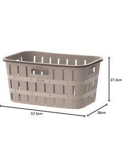 40L Cedargrain Laundry Bin  (Warm Taupe) - pzsku/Z8EA09B7E544075FE831EZ/45/_/1728978400/f13eba8e-f33c-4b0e-9e79-cb05a8de1349