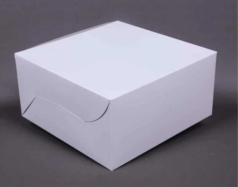 YNK White Cake Box 1kg 10x10x5 white Pack of 50