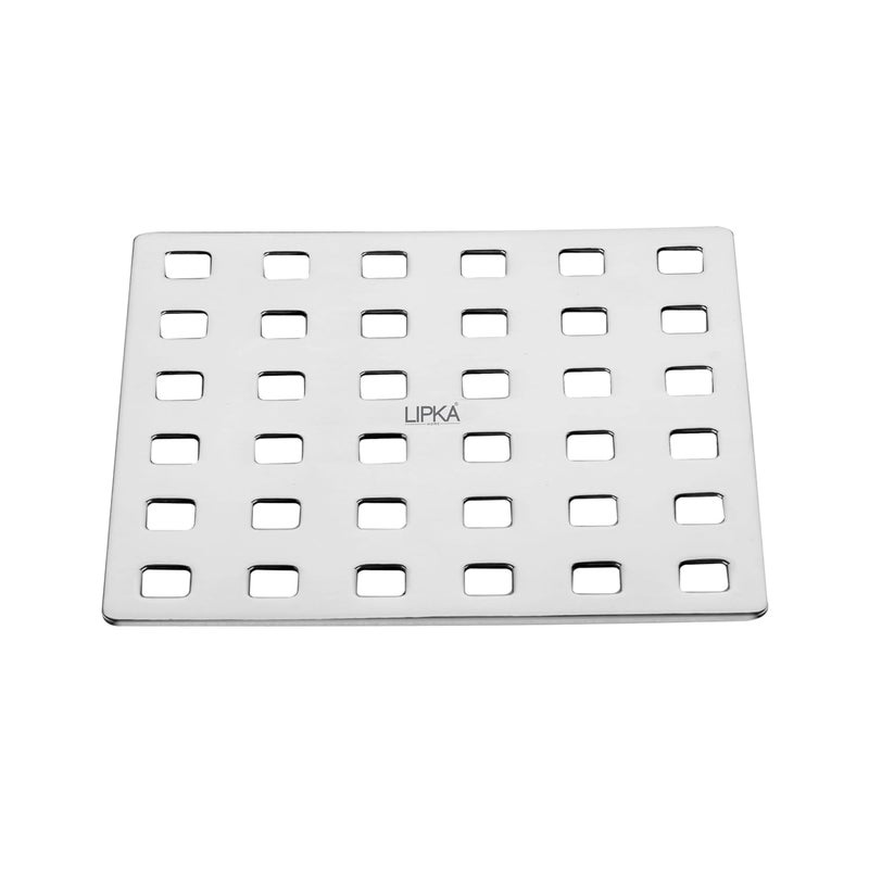Lipka LIPKA Palo Grating Floor Drain Premium Stainless Steel5 x 5 Inches - Image 1
