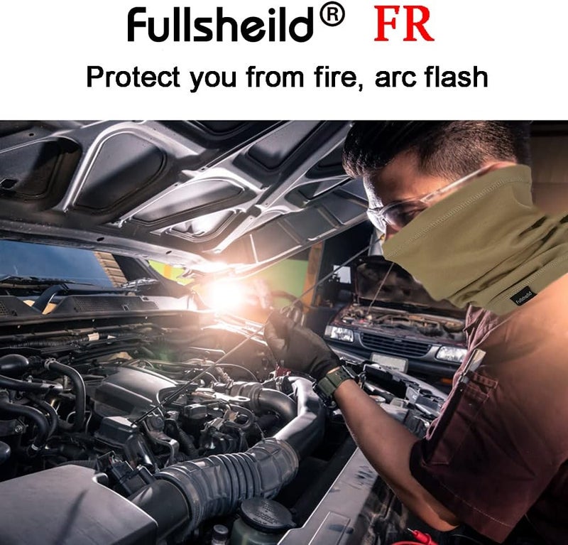 Fullsheild FR Flame Resistant Face Mask Full Cover Neck Gaiter Snood for Welding Hunting Army Military Working - Image 4