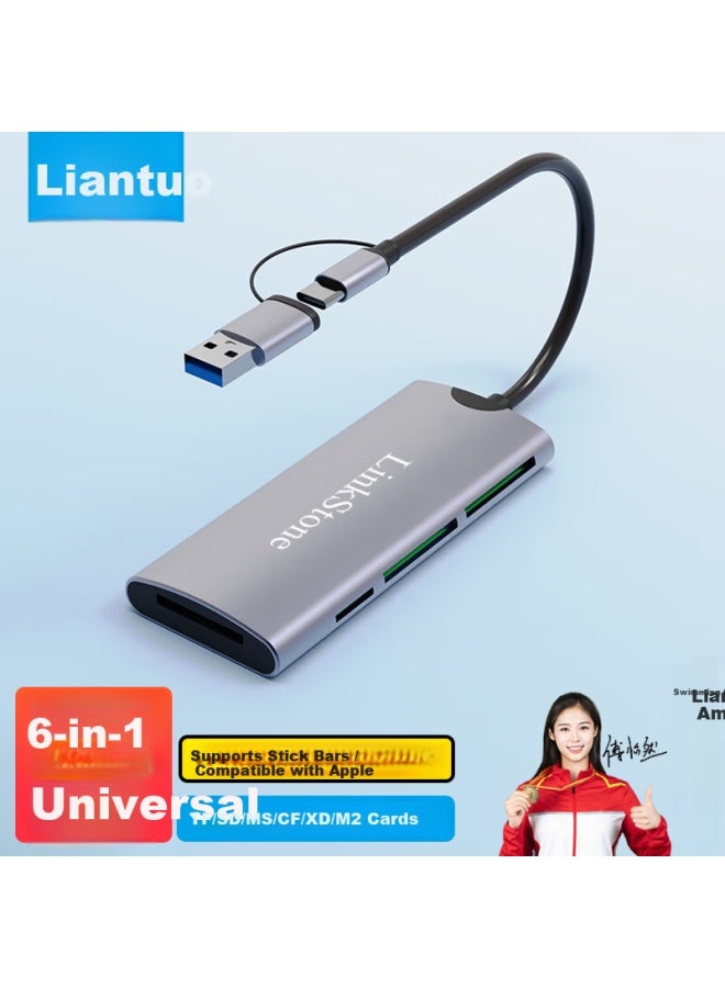 Linkstone Type-c Multi-function Card Reader Usb 3.0 Multi-in-one High-speed Sd/tf/cf/xd/ms/m2 Card Reader Compatible With Sony Memory Stick Digital Camera - Image 5