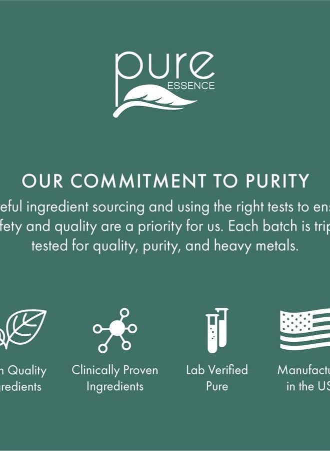 PURE ESSENCE LABS MYcoMune 4X Organic Mushroom Supplement - Reishi, Lion's Mane, Cordyceps, Chaga, Shiitake, Maitake for Immune System, Combat Stress, Build Energy by Pure Essence - 30 Caps - Image 5