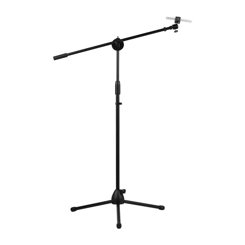 Adjustable Height Light Stand Durable Aluminum Alloy Floor Tripod Kit Black - Image 5