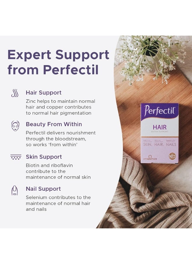 Perfectil Vitabiotics Plus Hair 60 Tablets  - Image 3
