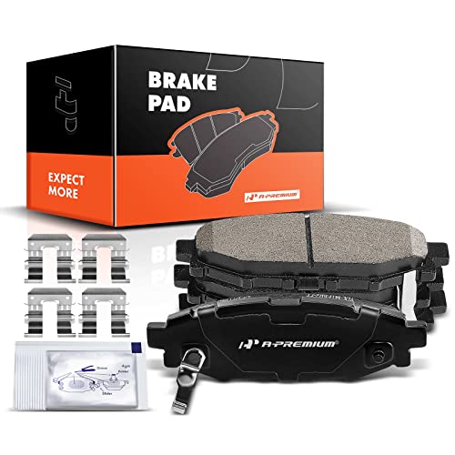 A-Premium Rear Ceramic Disc Brake Pads Set Compatible with Select Scion and Subaru Models - Impreza 2008-2019, Legacy/Outback 2005-2014, WRX 2013-2016, Forester 2009-2018, (XV) Crosstrek, BRZ, FR-S - Image 1