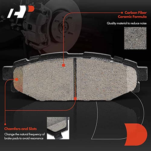 A-Premium Rear Ceramic Disc Brake Pads Set Compatible with Select Scion and Subaru Models - Impreza 2008-2019, Legacy/Outback 2005-2014, WRX 2013-2016, Forester 2009-2018, (XV) Crosstrek, BRZ, FR-S - Image 3
