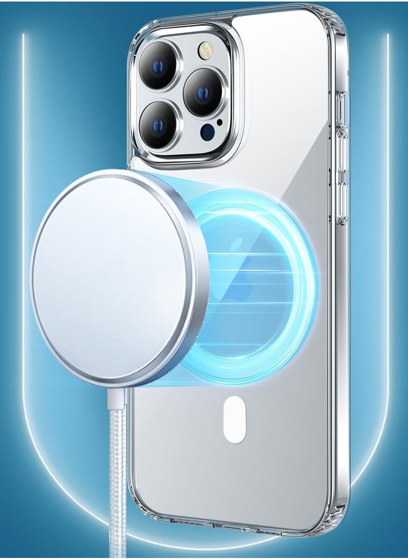 Magsafe Magsafe Case for iPhone 15 Pro Max Magsafe Clear Cover Magnetic Wireless Charging Support, Shockproof Protection, Scratch-Resistant  - Image 3