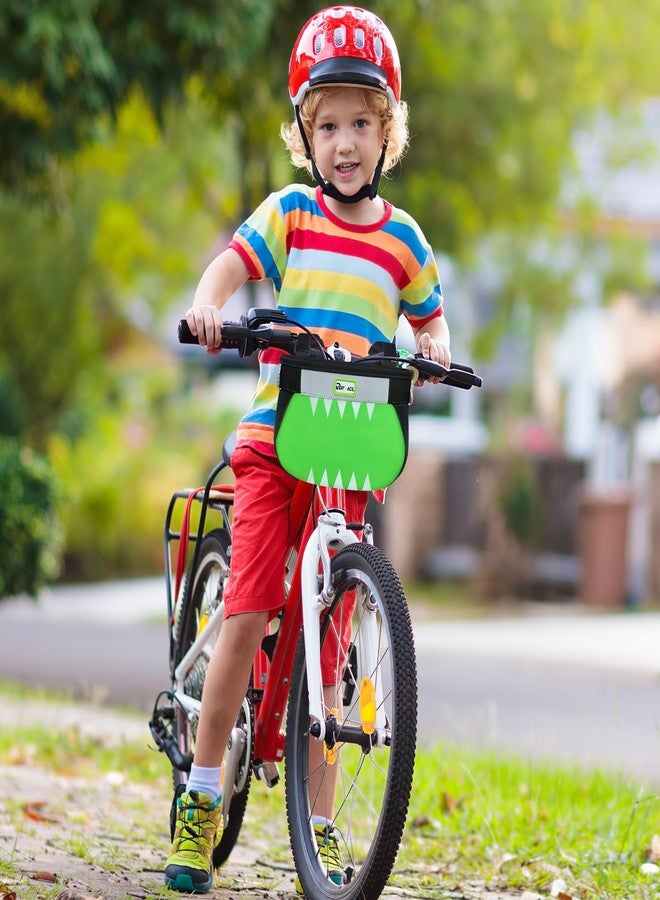 RAYMACE Kids Bike Basket,Children's Bike Basket Front,Waterproof Bicycle Basket Handlebar Bag for Girls,Boys Toddlers Bike or Scooter Accessories - Image 4