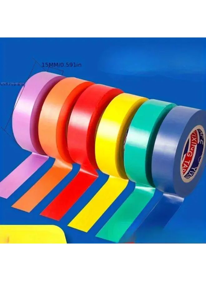 5 Pack EcoTape PVC Electrical Insulation Tape Waterproof Non Flammable Multi Color - Image 3