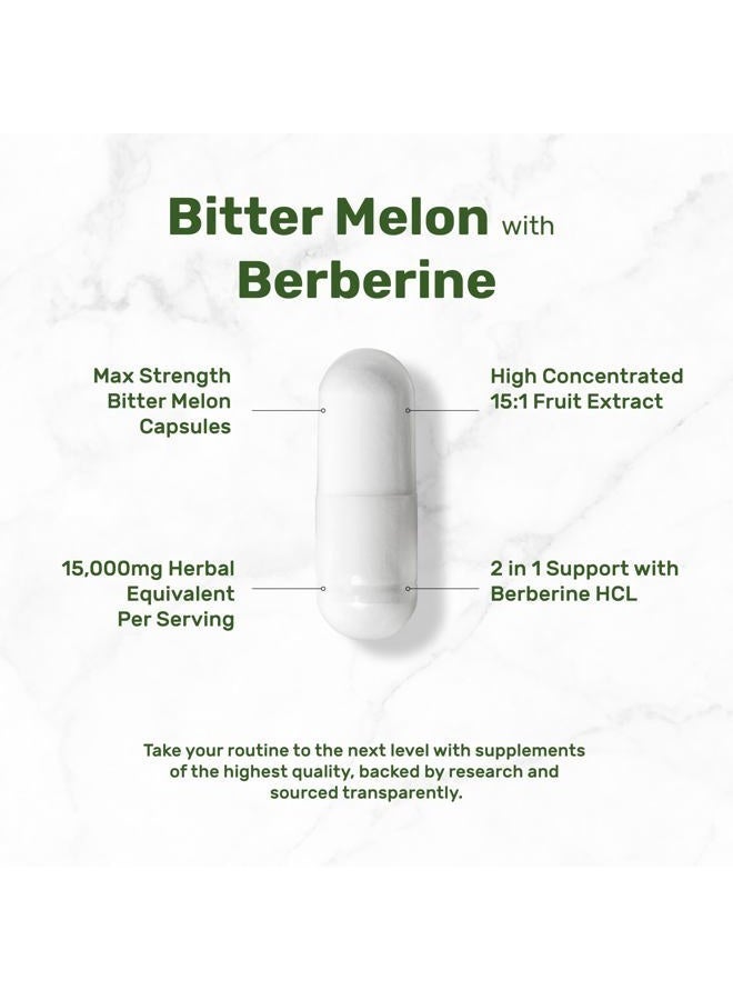 DEAL SUPPLEMENT Bitter Melon with Berberine HCl, 300 Capsules Packaging May Vary - Image 5